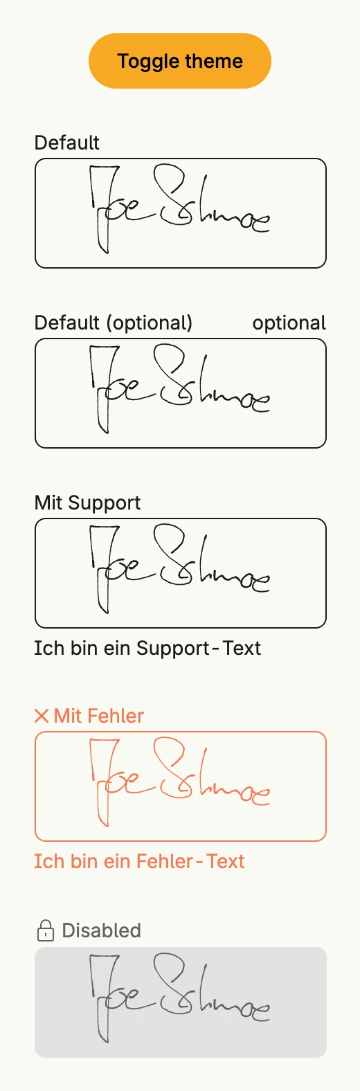 Signature Field