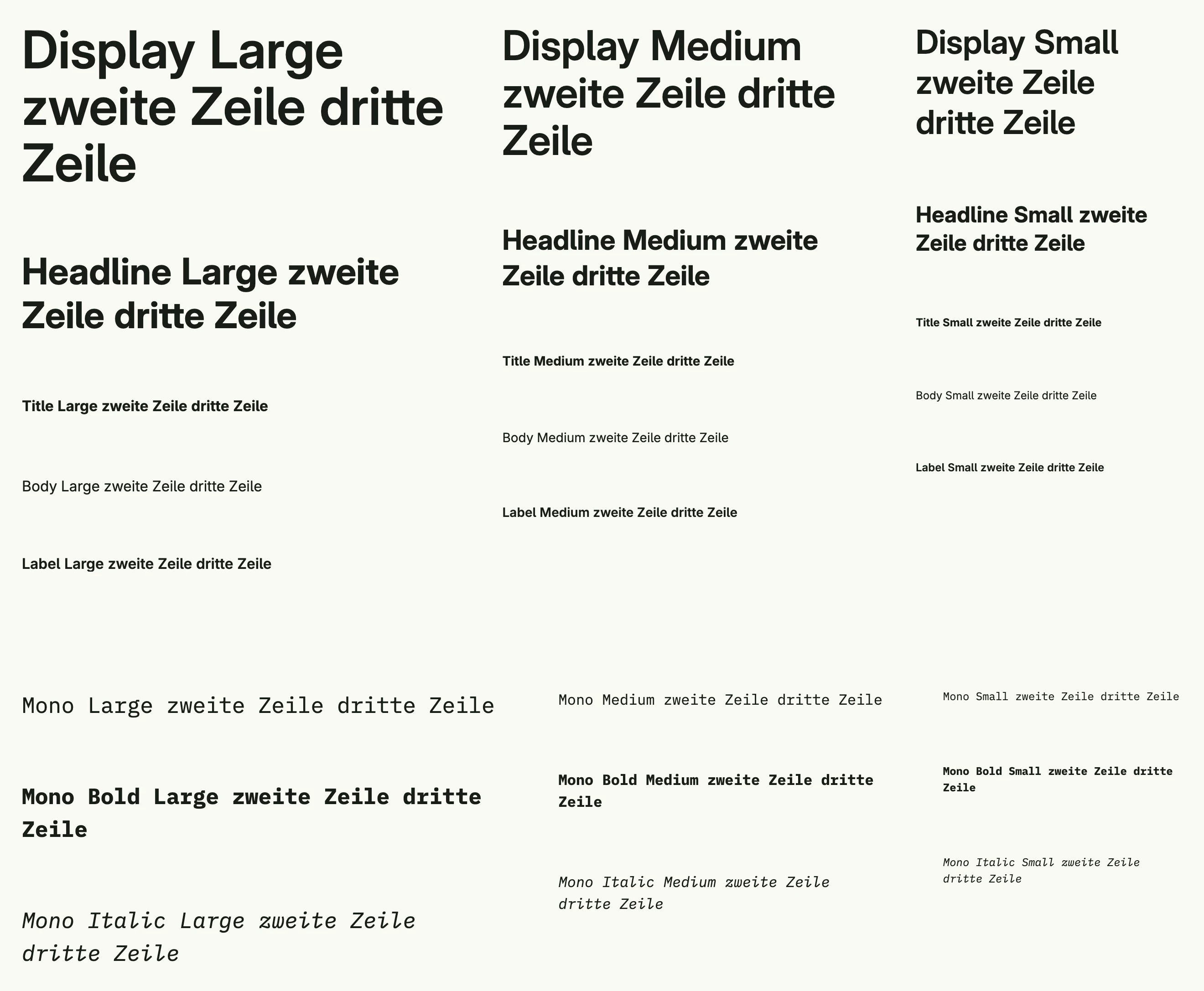 Font Variations